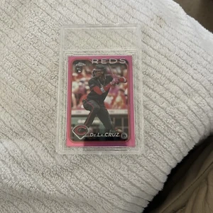 2024 Topps chrome Elly de la Cruz pink - Picture 1 of 2
