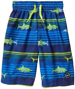 Speedo 261528 Boys Shark Volley Boardshorts Swimwear Size X-Large - Picture 1 of 2