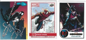 Spider-man: Black Suit, Scarlet, 2099 carte 1992/2021/2022 (Marvel) quasi nuove quasi nuove - Foto 1 di 2