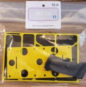 1/8th Scale RC Shock & Diff Rebuild Station w/ Parts Tray **Made From PETG** - Picture 1 of 17