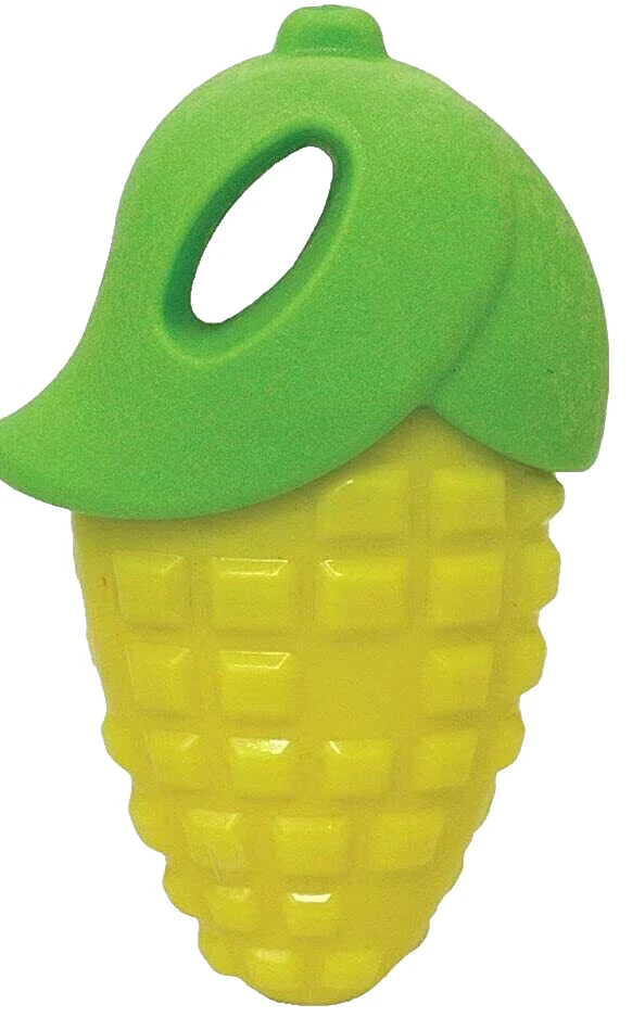 Multipet Harvesters 5" Rubber Dog Toy Harvest Corn Veggie with squeaker NEW - Image 1 of 1