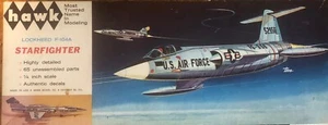 Hawk Lockheed F-104A Starfighter modello 500-100 (scala: 1:48) piloti mancanti - Foto 1 di 1