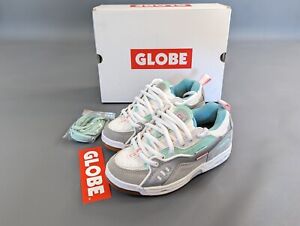 Globe CT-IV Classic Shoes Womens US 5 White Silver Mint Mens US 4 GBCTIVC IN BOX
