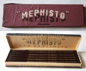 12X VINTAGE 70'S MEPHISTO 73B MEDIUM PENCILS KOH I NOOR CZECHOSLOVAKIA NEW! - Picture 1 of 6