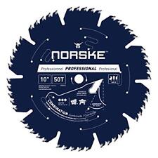 Norske Tools NCSBS429 10 inch 50T Circular Combination Saw Blade 5/8 inch Bore