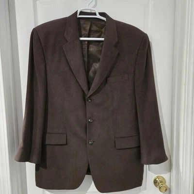 Chaqueta Blazer Ralph Lauren De Colección Años 90 Marrón 46R Hecha en Unión Clásica  Foto 1 de 4