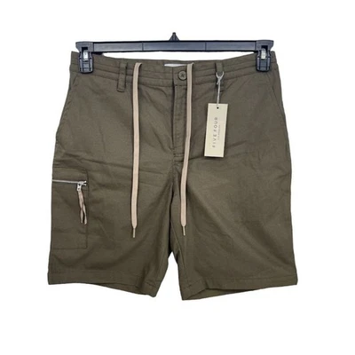 Pantalones Cortos Carga Five Four Para Hombre Talla 33 Verde Oliva Cordón Informales Nuevos con Etiquetas Foto 1 de 4