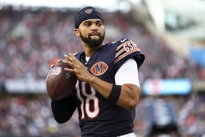 Caleb Williams Chicago Bears Rookie QB #1 Entwurf Auswahl 4x6 Hochglanz gedruckte Postkarte - Bild 1 von 2