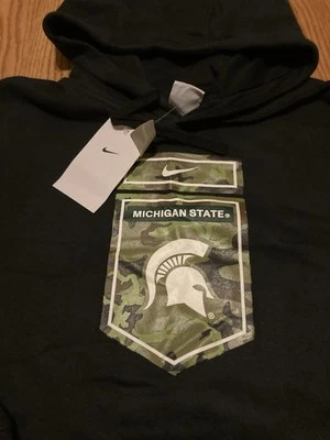 Sudadera con capucha grande para hombre Nike Michigan State Spartans Salute To Service Foto 1 de 4