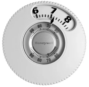 Honeywell Home T87N1026 Premier White Manual Thermostat For Heat/Cool Systems - Picture 1 of 2