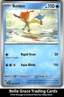 Keldeo #044/162 SV05: Temporal Forces Pokemon Uncommon - Image 1 of 2