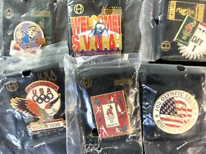 1996 Atlanta Olympic Pin Lot —14 different new - Picture 1 of 3