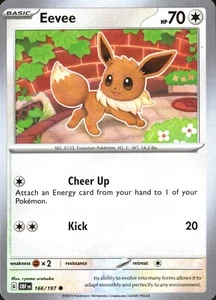 Pokemon Obsidian Flames 166/197 Eevee Trading Card TCG - Picture 1 of 1