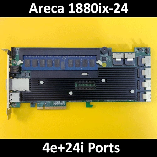 Areca ARC-1880IX 24-Port PCIe  6G  RAID Controller with 4GB Cache - Image 1 of 1