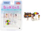 Beach Girls Figure Set of 6 pieces - limited - American Diorama 1:64