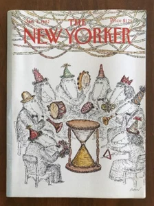 1982 January 4 The New Yorker Magazine New Years Eve Koren - Imagen 1 de 2