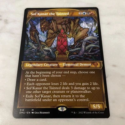 MTG Sol'Kanar the Tainted (Showcase) – Dominaria United Card # 318 - Image 1 of 4