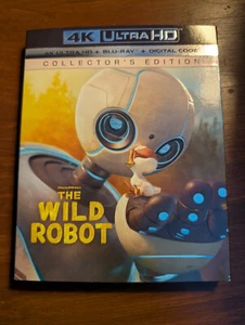 The Wild Robot - 4K Ultra HD (4k UHD Disc Only!) w Slipcover, Like New - Picture 1 of 8