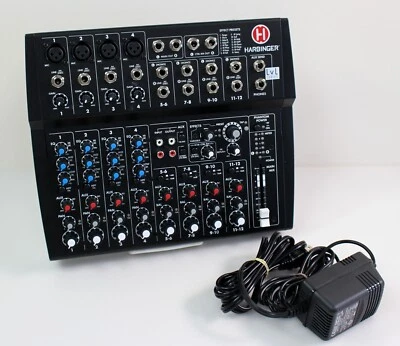 Harbinger L1202FX 12-Channel Mixer with Effects - Black - Image 1 of 4