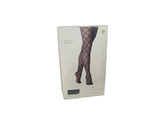 A New Day Fashion Tights Black Size M/L  New - Picture 1 of 2