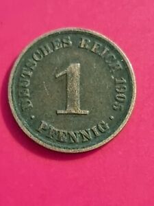 1905 Germany 1 Pfennig 
