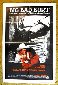 WW and the DIXIE DANCEKINGS 2 posters with BURT REYNOLDS 1975 - Imagen 1 de 2
