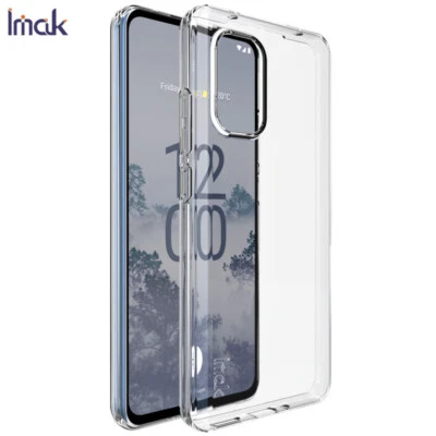IMAK Clear Shockproof Silicone Soft TPU Back Cover Case For Nokia X30 5G 6.43" - Image 1 of 4