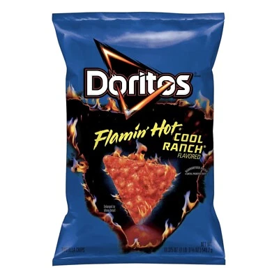Doritos Flamin' Hot Cool Ranch Flavored Tortilla Chips 9.25 Oz 1 Bag - Image 1 of 4