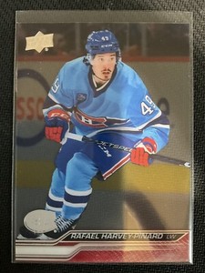 Rafael Harvey-Pinard 2023-24 Upper Deck Clear Cut Parallel Card #95