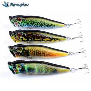 4PCS Colorful 9.5cm/12g Fishing Lures hard plastic Popper Bass wobblers Poper - Picture 1 of 11