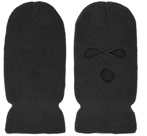 3-Hole Winter Knitted Full Face Cover Ski Mask, Winter Balaclava Warm Beanie - Picture 1 of 23