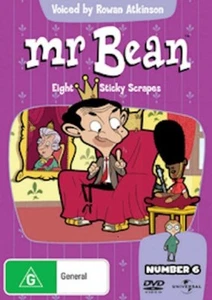 MR BEAN: Number 6 - Eight Sticky Scrapes DVD TV SERIES Rowan Atkinson Comedy R4 - Picture 1 of 1
