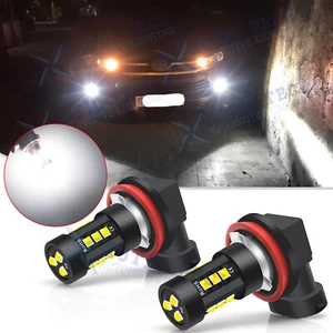 Bright 6000K White LED Fog Light Bulbs Driving Lamp For Toyota Tacoma 4Runner - Picture 1 of 11