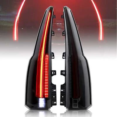 Smoked LED Tail Lights For 2015-2020 Chevrolet Tahoe/Suburban(Escalade Style) - Image 1 of 4