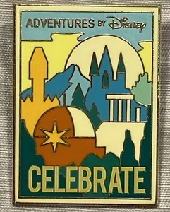 Disney Pin Adventures by Disney Celebrate Poster Disneyland Castle - Picture 1 of 3