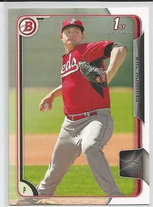 Tarjeta Bowman Prospect 2015 de Sal Romano Cincinnati Reds - Imagen 1 de 2