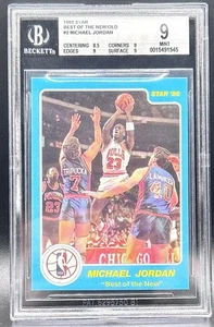 1986 Star Best of the New/Old #2 Michael Jordan BGS 9 MINT - Picture 1 of 2