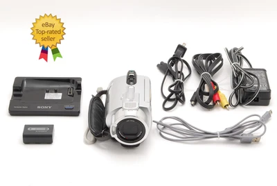 [Mint] Sony Handycam DCR-SR300 NightShot 40GB Silver HDD Camcorder From JAPAN - Image 1 of 4