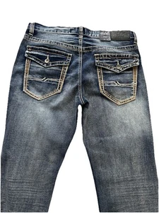 True Luck Classic Stretch Straight Jeans MEN Size 34x30 - Picture 1 of 6