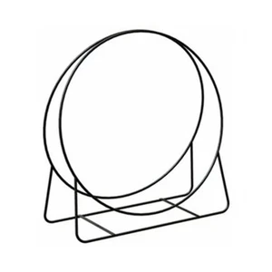 Panacea Open Hearth 20" Steel Log Hoop for Storing Firewood, Black (Open Box) - Picture 1 of 6