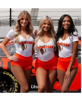 Shorts uniforme feminino Hooters OFICIAL tamanho XXS NOVO COM ETIQUETAS **ENVIO RÁPIDO NO MESMO DIA** - Imagem 1 de 4