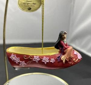 Bradford Exchange Disney Once upon A Slipper Ornament Mulan - Bild 1 von 6