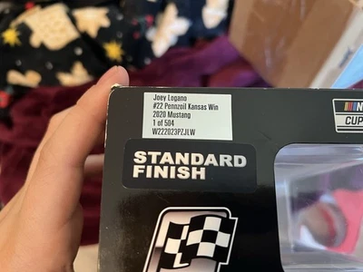 1:24 ACTION 2020 #22 SHELL PENNZOIL FORD KANSAS RACE WIN JOEY LOGANO 1/504 - Image 1 of 4