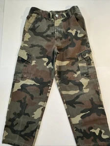 Camouflage Pants Boys Size 12 M Faded Glory - Picture 1 of 10