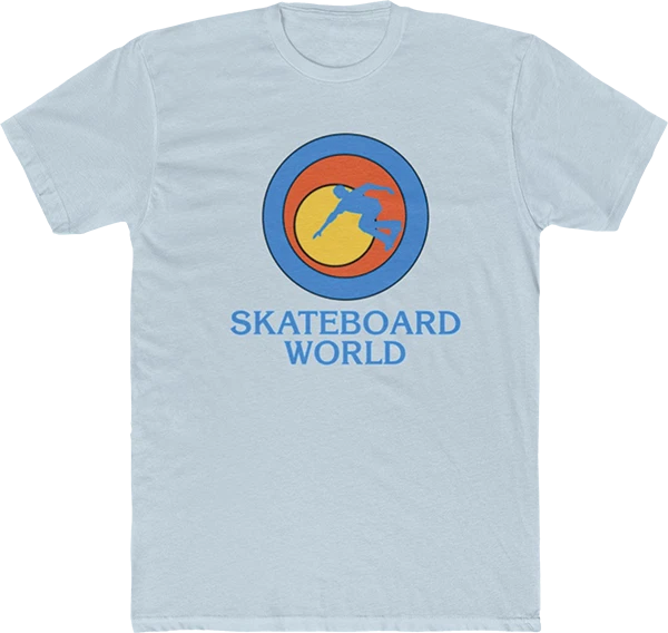 CAMISETA SKATEBOARD WORLD SS 45 RPM MEDIANA LT. AZUL Foto 1 de 1