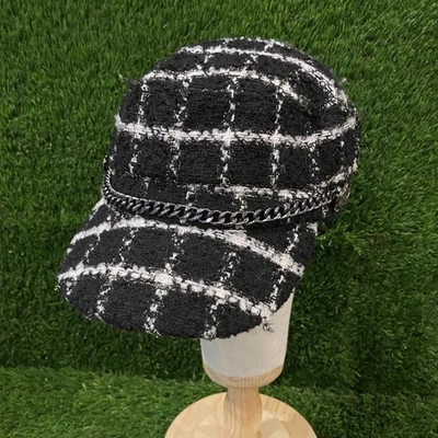 Vince Camuto Cuadros Noticias Niño Sombrero con Acento Cadena Blanco y Negro Mujer’s Foto 1 de 4