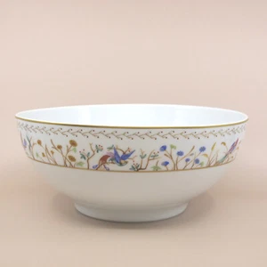 Tazón redondo de porcelana AUDUBON by TIFFANY & CO Limoges ensalada fruta - Imagen 1 de 8