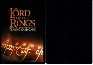 LORD OF THE RINGS TCG / CCG BLACK TEST CARD - Picture 1 of 1