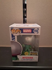 Funko POP Marvel Mysterio 1156 Entretenimiento Tierra Exclusivo GITD CON Protector - Imagen 1 de 6