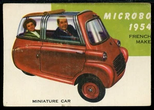 1953 1954 Topps World on Wheels Red-Backed HIGH NUMBER #167 Microbo - Picture 1 of 2